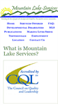 Mobile Screenshot of mountainlakeservices.org
