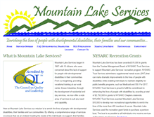 Tablet Screenshot of mountainlakeservices.org